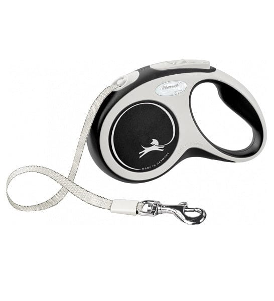 Flexi Dog Flexi New Comfort Tape Leash Small Black 5 M Up To 15 Kg