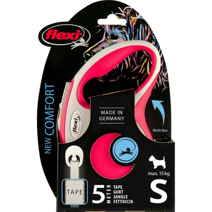 Flexi Dog Flexi New Comfort Tape Small Red 5m up to 15kg