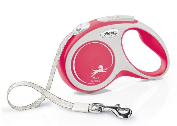 Flexi Dog Flexi New Comfort Tape Small Red 5m up to 15kg