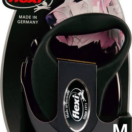 Flexi Dog Flexi Retractable Leash Style M Tape BLACK 5 M 25 Kg