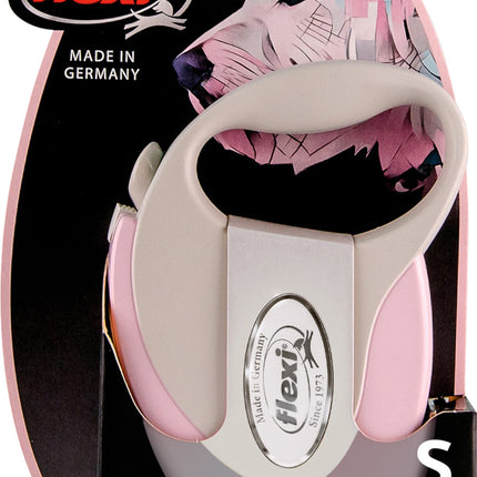 Flexi Dog Flexi Retractable Leash Style Small Tape Pink 3m up to 12 Kg