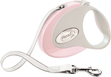 Flexi Dog Flexi Retractable Leash Style Small Tape Pink 3m up to 12 Kg