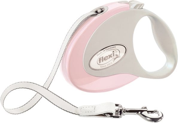 Flexi Dog Flexi Retractable Leash Style Small Tape Pink 3m up to 12 Kg