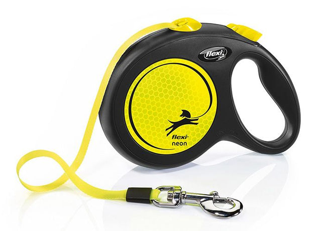 مقود دوكو لارج أزرق ورمادي عاكس وقابل للسحب بطول 5 أمتار للكلاب التي يصل وزنها إلى 50 كجم