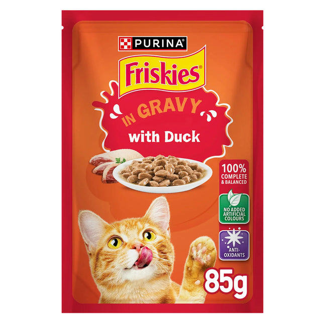 Friskies Cat Purina Friskies With Duck In Gravy Pouch 85g
