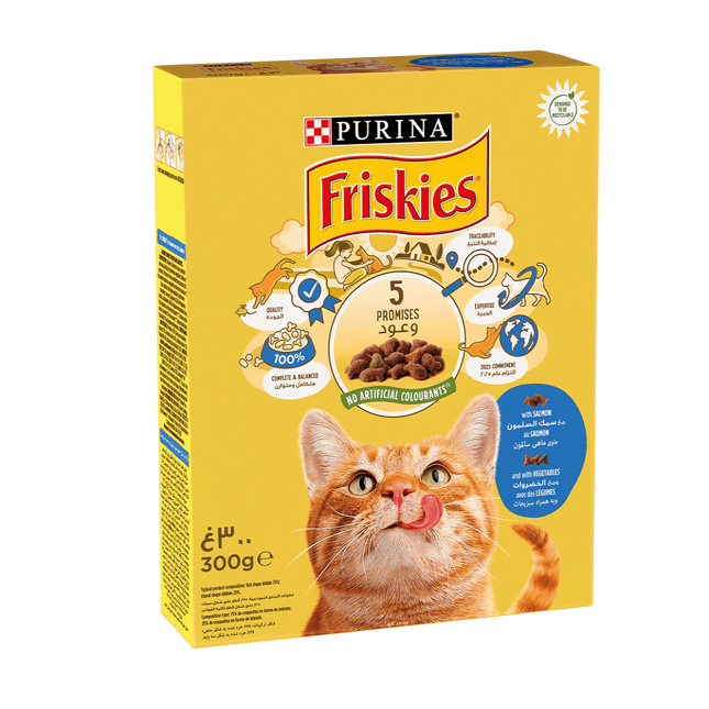 Friskies Cat Purina Friskies With Salmon And Vegetables 300g