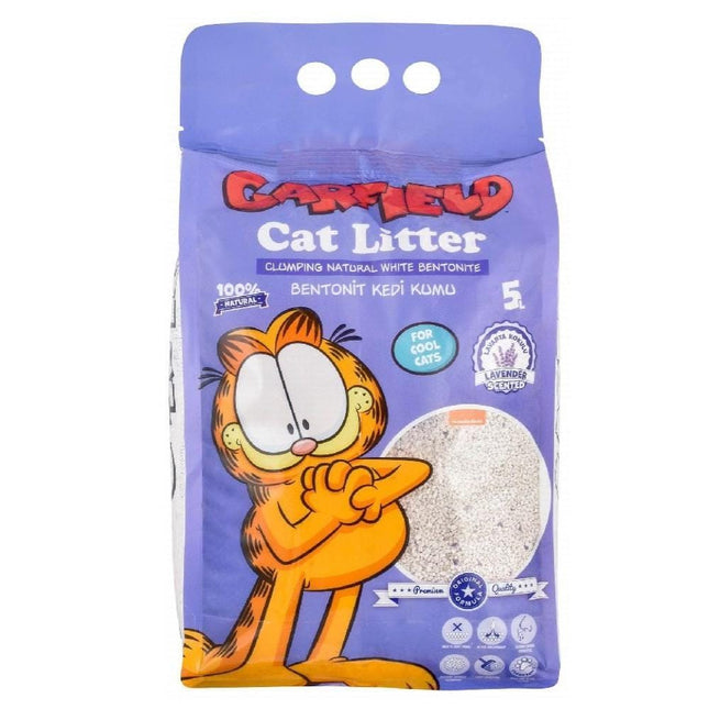 Garfield Cat Garfield White Bentonite Clumping Cat Litter Lavender 5 L