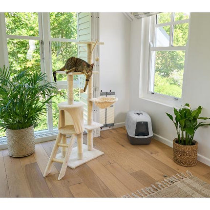 Zoofari Cat Activity Tower 5-Level Scratching Post with 50x50cm Base
