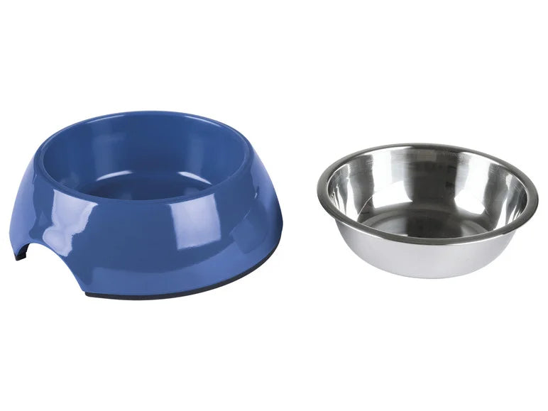 Zoofari food or water bowl blue 2 approx 160 ml blue