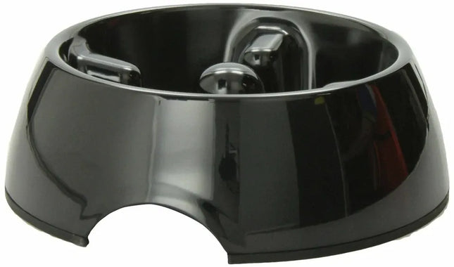 Go slow Dog Go slow dogit anti swallowing pet bowl 600 ml Black