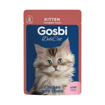 Gosbi Cat Gosbi Delicat Loaf Wet Food with Chicken and Lamb for Kittens 70 gr
