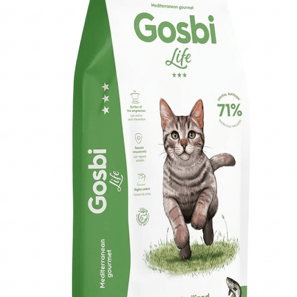 Gosbi Cat Gosbi Sterilised Cat Salmon Lift 12Kg