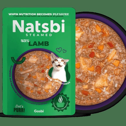 Gosbi Cat Natsbi Steamed Lamb Wet Cat Food 80g
