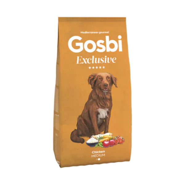 Gosbi Dog Gosbi Exclusive Dry Food for MEDIUM adult 3KG FREE WITH EVERY 12KG