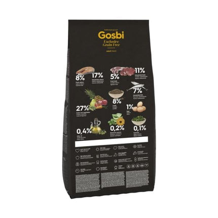 Gosbi Dog Gosbi Exclusive Dry Food GRAIN FREE for Maxi Adult Dogs 12 kg