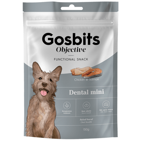 Gosbi Dog Gosbi OBJECTIVE Dog Dental Treats with chicken and salmon 150 gr