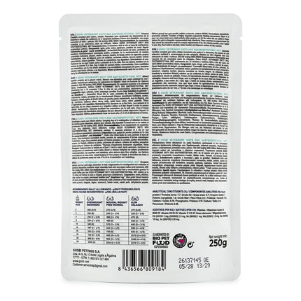 Gosbi Dog Gosbi Veterinary Diets Gastrointestinal Wet Dog Food 250G Compensation for Maldigestion