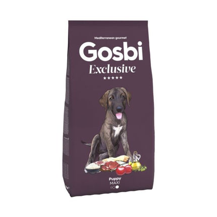 Gosbi Exclusive Dry Food for Maxi Breed Puppies 12 kg with 3 kg free