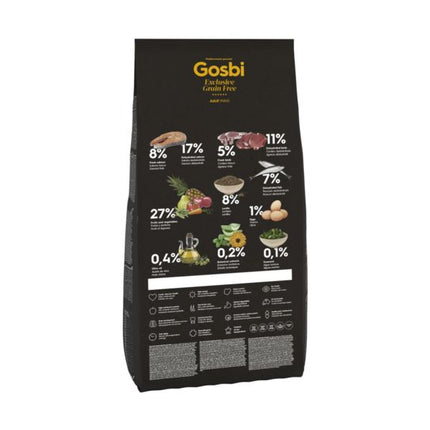 Gosbi Exclusive Dry Food GRAIN FREE for Maxi Adult Dogs 12 kg