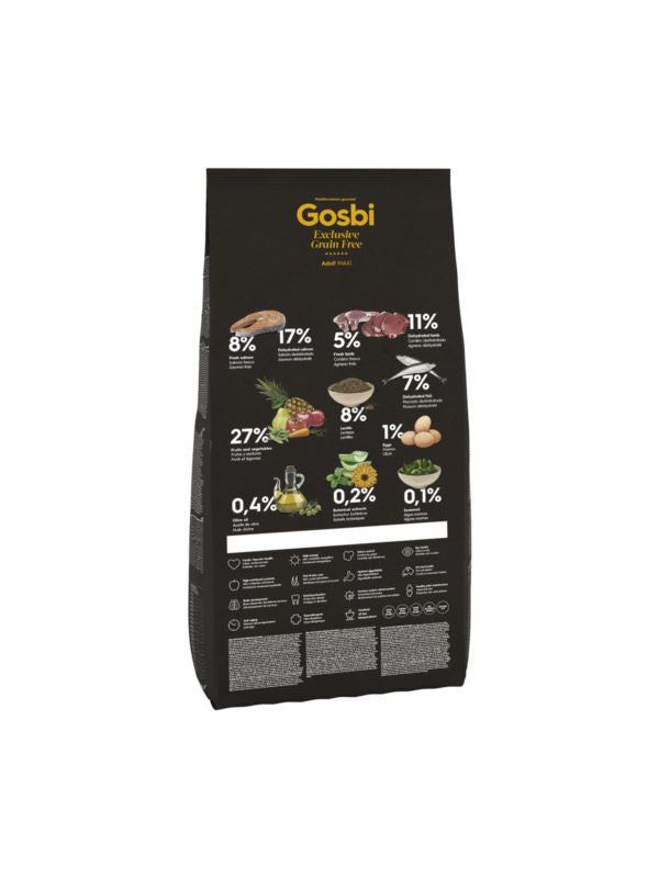 Gosbi Exclusive Dry Food GRAIN FREE for Maxi Adult Dogs 12 kg