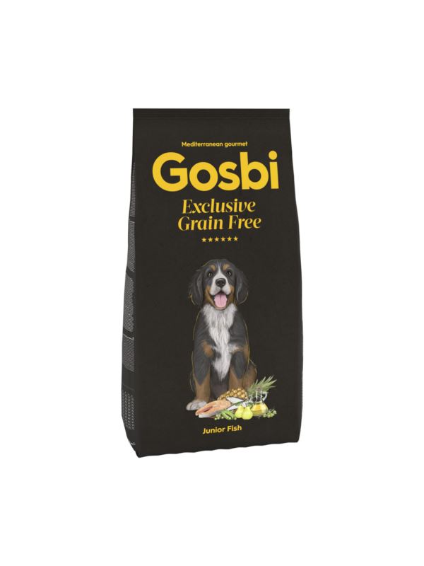 Gosbi Exclusive Dry Food GRAIN FREE for Junior Adult with Fish 12 kg
