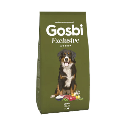 Gosbi Exclusive Dry Food for MAXI adult with lamb 3KG FREE WITH EVERY 12KG