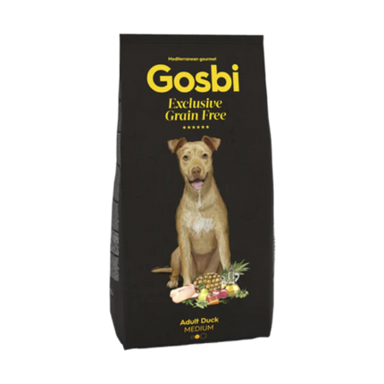Gosbi Exclusive Dry Food GRAIN FREE for Medium Adult with Duck 12 kg