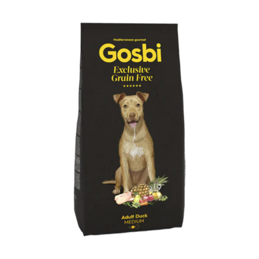 Gosbi Exclusive Dry Food GRAIN FREE for Medium Adult with Duck 3 kg