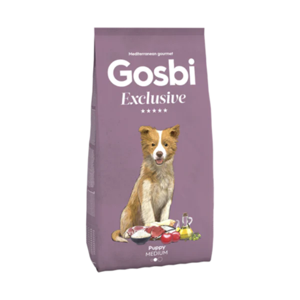 Gosbi Exclusive Dry Food for Medium Puppies 3KG FREE WITH EVERY 12KG!
