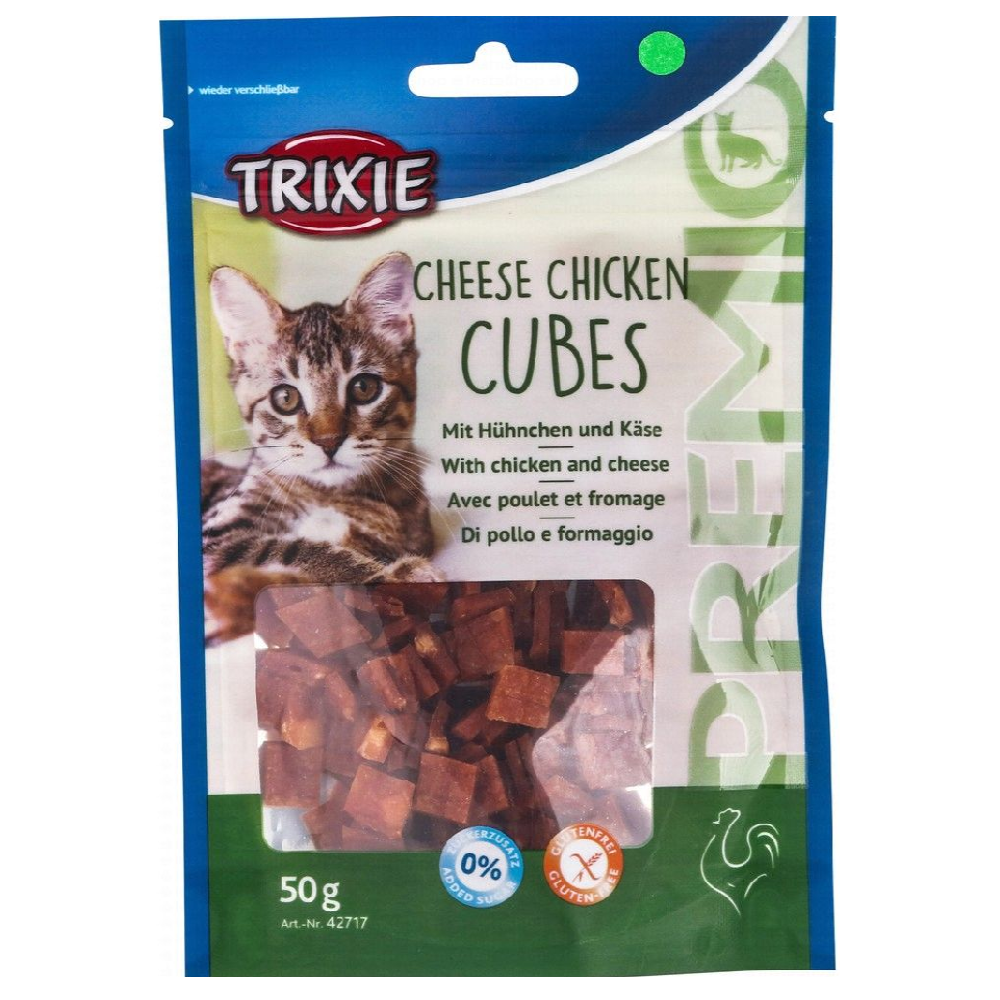 Trixie Cheese Chicken Cubes Cat Treats 50 gr