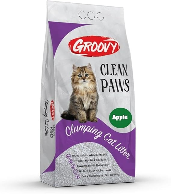 Groovy Cat Groovy Cat Litter Clean Paws Apple Scent 10L