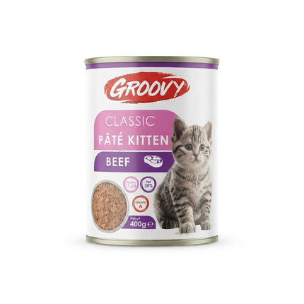 groovy Cat Groovy Classic Beef Pate Kitten Food 400g