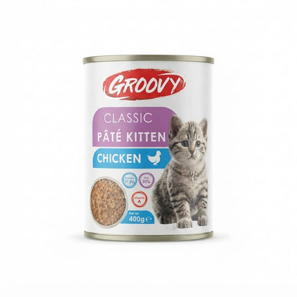 groovy Cat Groovy Classic Chicken Pate Kitten Food 400g