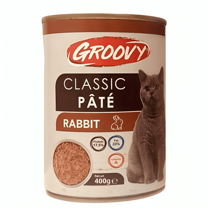 Groovy Cat Groovy Classic Pate Canned With Rabbit 400g