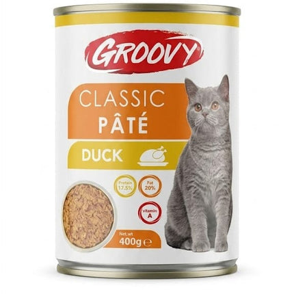 Groovy Cat Groovy Classic Pâté Duck Wet Cat Food 400g