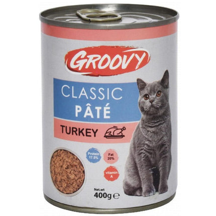 Groovy Cat Groovy Classic Pate With Turkey 400gm