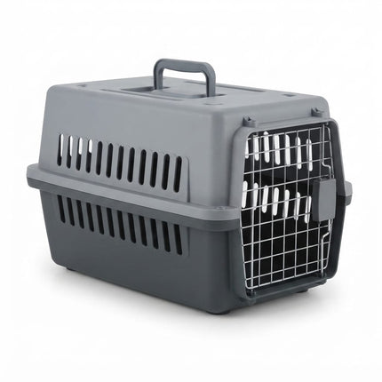 Groovy Cat Hard-Sided Pet Travel Carrier Crate in Grey 49 × 30 × 30 Slight Crack 50% discount