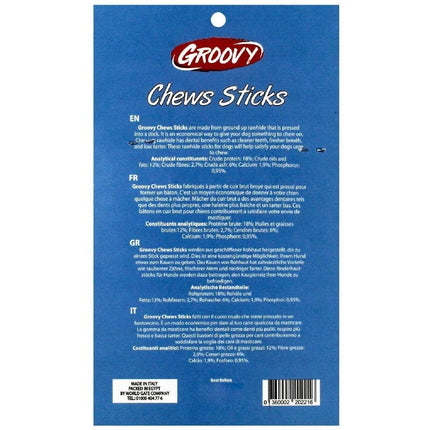 Groovy Dog Groovy Chew Stick Dog Treats 10 Per Pack