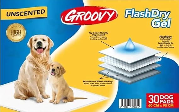 Groovy Dog Groovy Training Pads 60 x 90cm 30 pcs