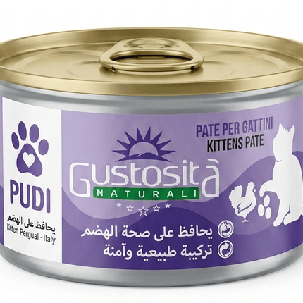 Gustosita Cat Gustoita Naturali Kitten pate chicken with Eggs 85g