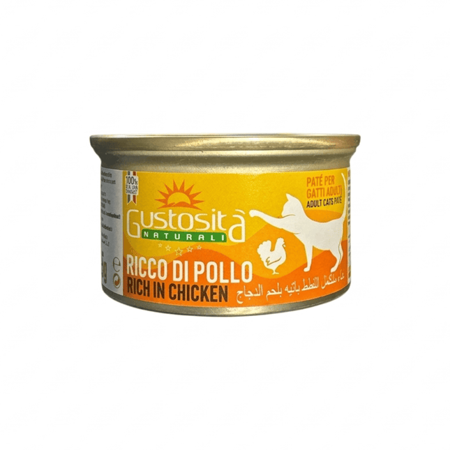 Gustosita Cat Gustosita Naturali Adult Cat Pate Chicken 85g