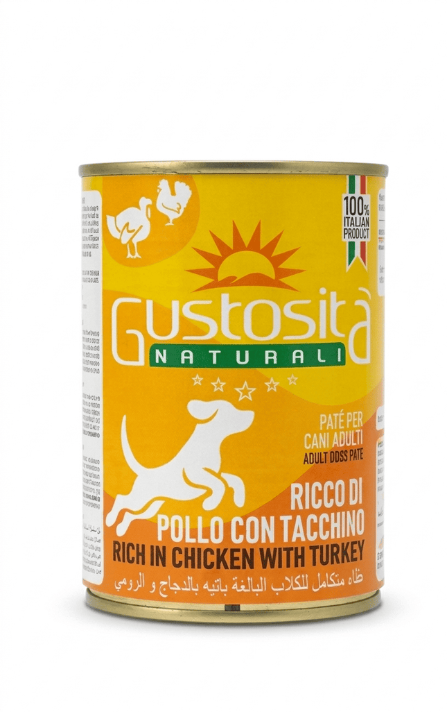 Gustosita Dog and cat Gustosita Naturali Adult Dog Pate Chicken With Turkey 400G