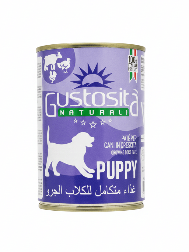 Gustosita Dog Gustosita Naturali wet puppy pate food 400 G