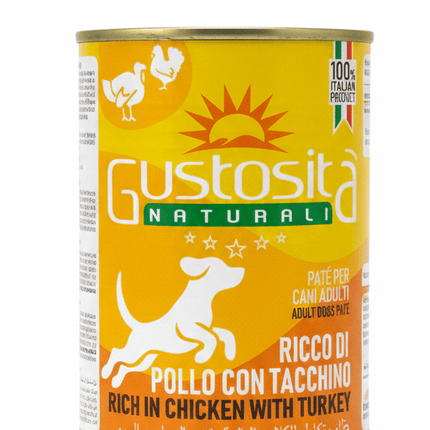 Gustosita Dog Gustosita  Naturali wet puppy pate food 400 G