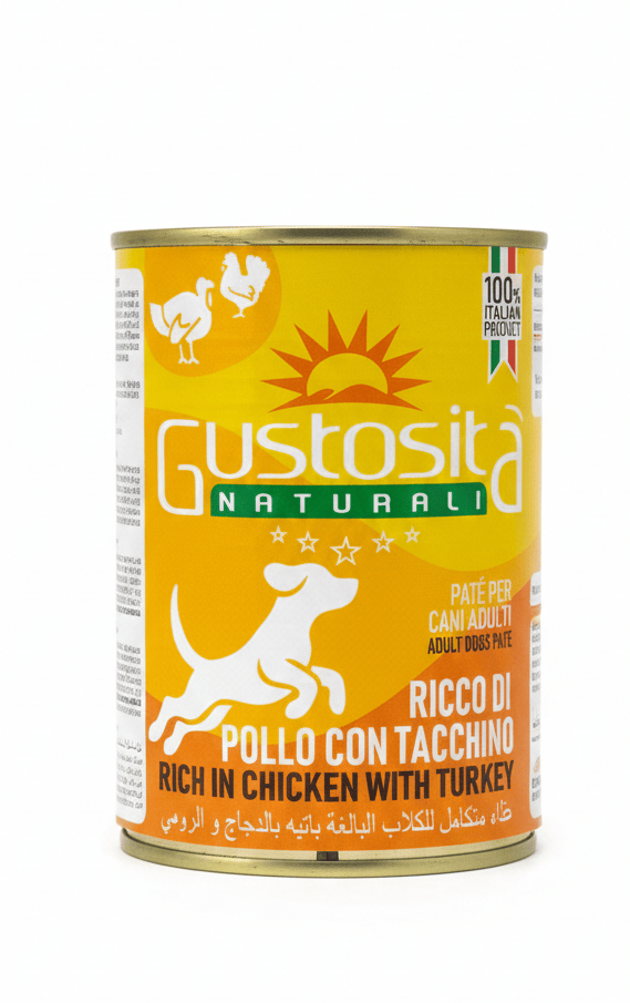 Gustosita Dog Gustosita  Naturali wet puppy pate food 400 G