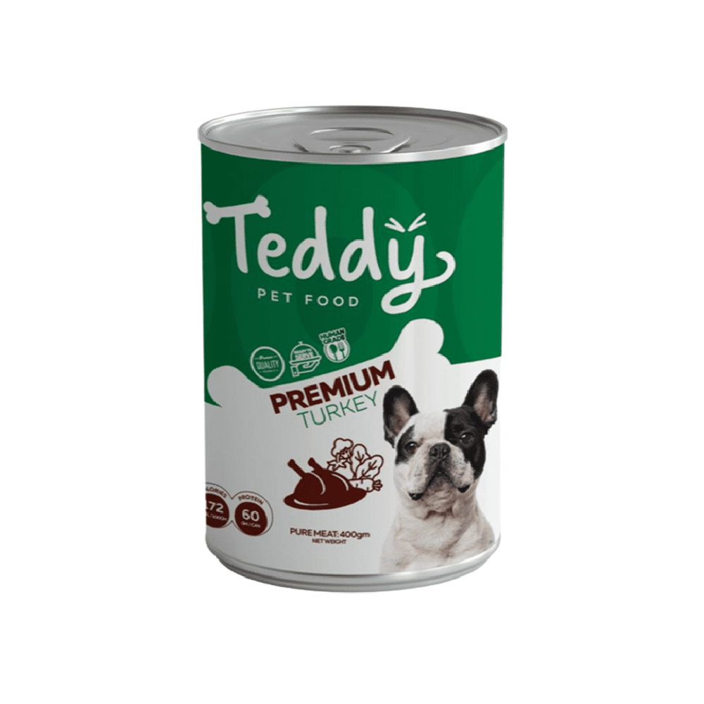 Teddy Wet Food For Dog Premium with turkey 400g