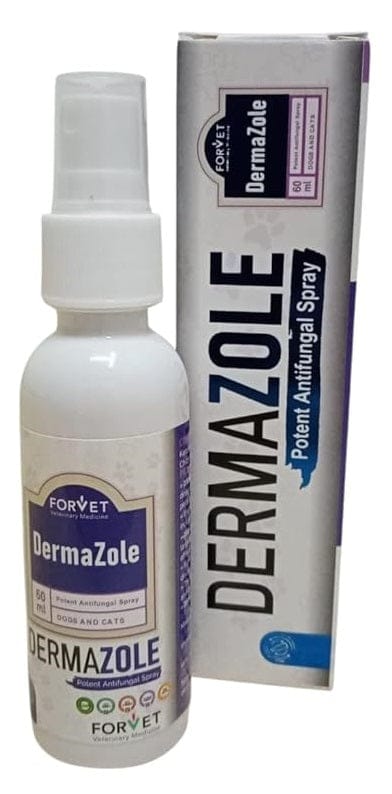 Health Care Dog and cat ForVet Dermazole 60ml – Antifungal Skin Care for Cats & Dogs