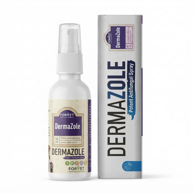 Health Care Dog and cat ForVet Dermazole 60ml – Antifungal Skin Care for Cats & Dogs