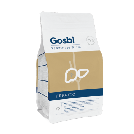 Gosbi Hepatic Dry Food for Dog 2 kg BUY 1 GET 1  FREE