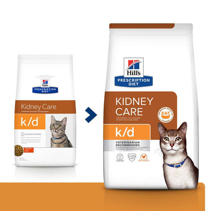 Hill's Cat Hill's  K/D Kidney Care dry food for Cat With Chicken 3 Kg⁸